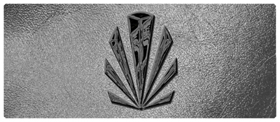 DNSEMP-L-602-BK-SH-SL Black Sunburst Shimmer Silver